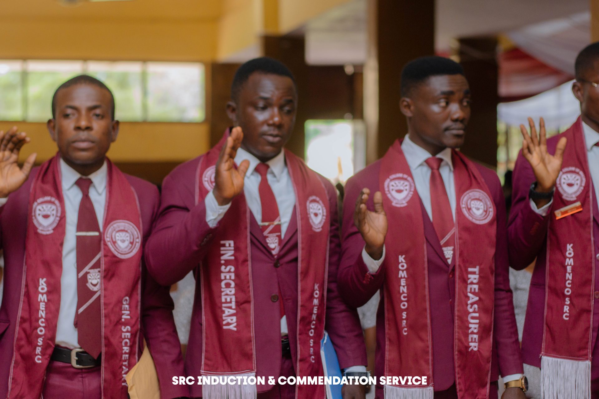 SRC HANDING OVER, INDUCTION AND COMMENDATION SERVICE