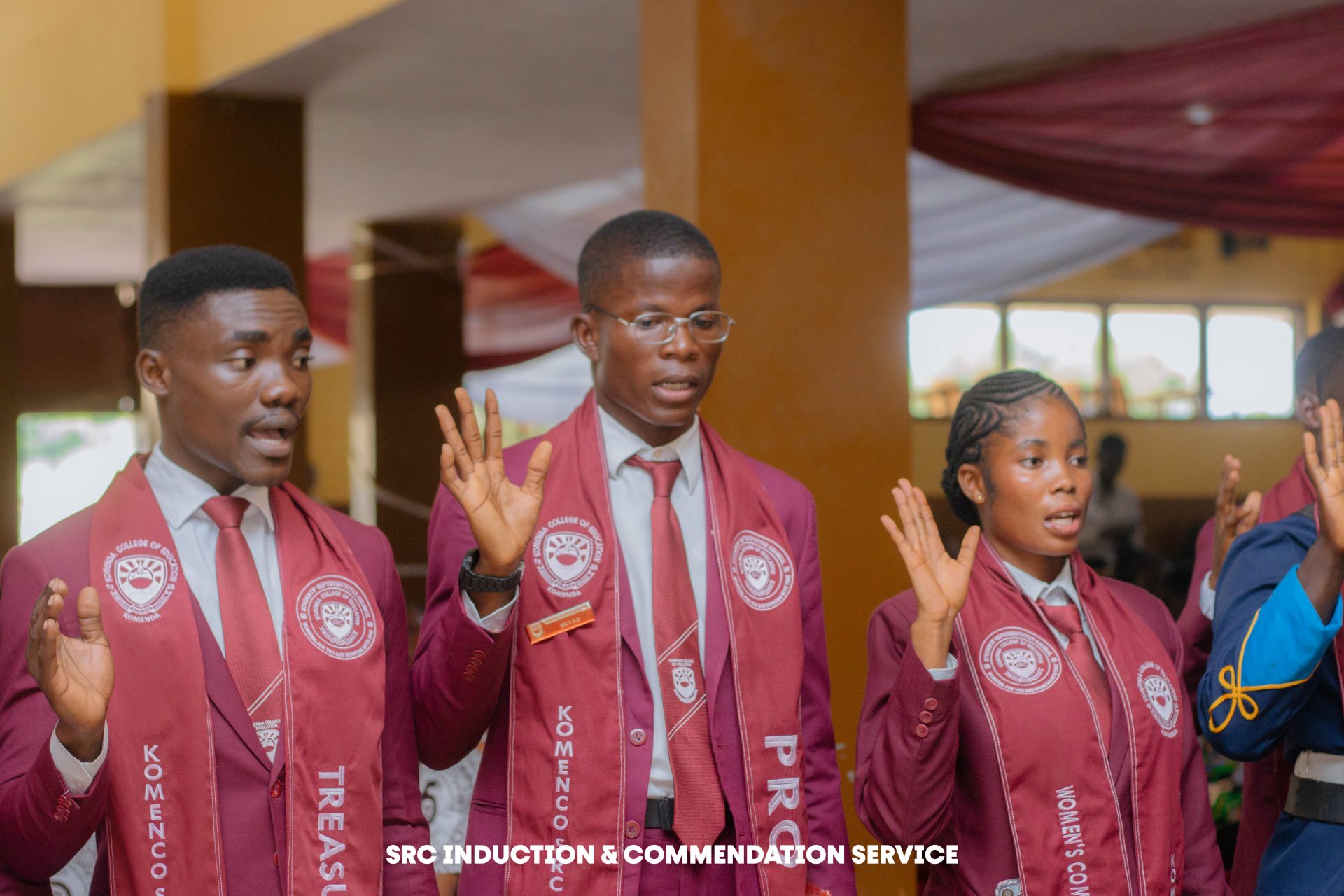 SRC HANDING OVER, INDUCTION AND COMMENDATION SERVICE